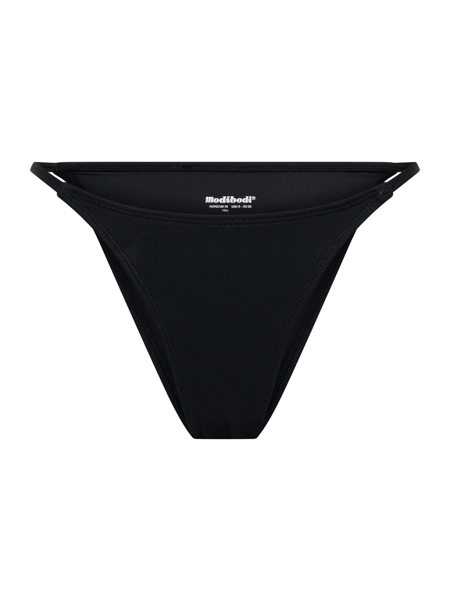 Swimwear String Brief Light Black - Image 5