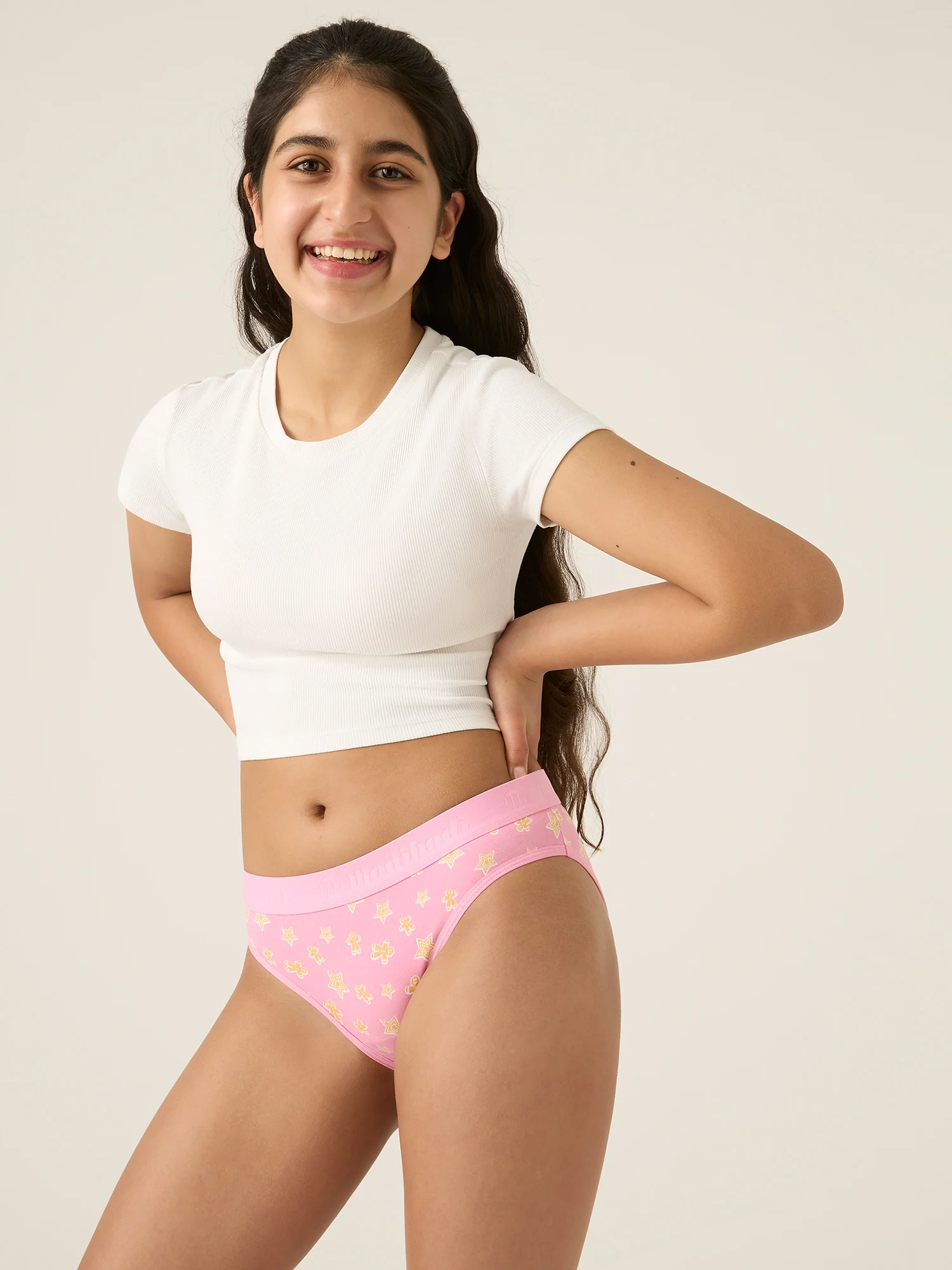 Teen Hipster Bikini Holiday Gifting 2 Pack Gingerbread Pink Multi - Image 7