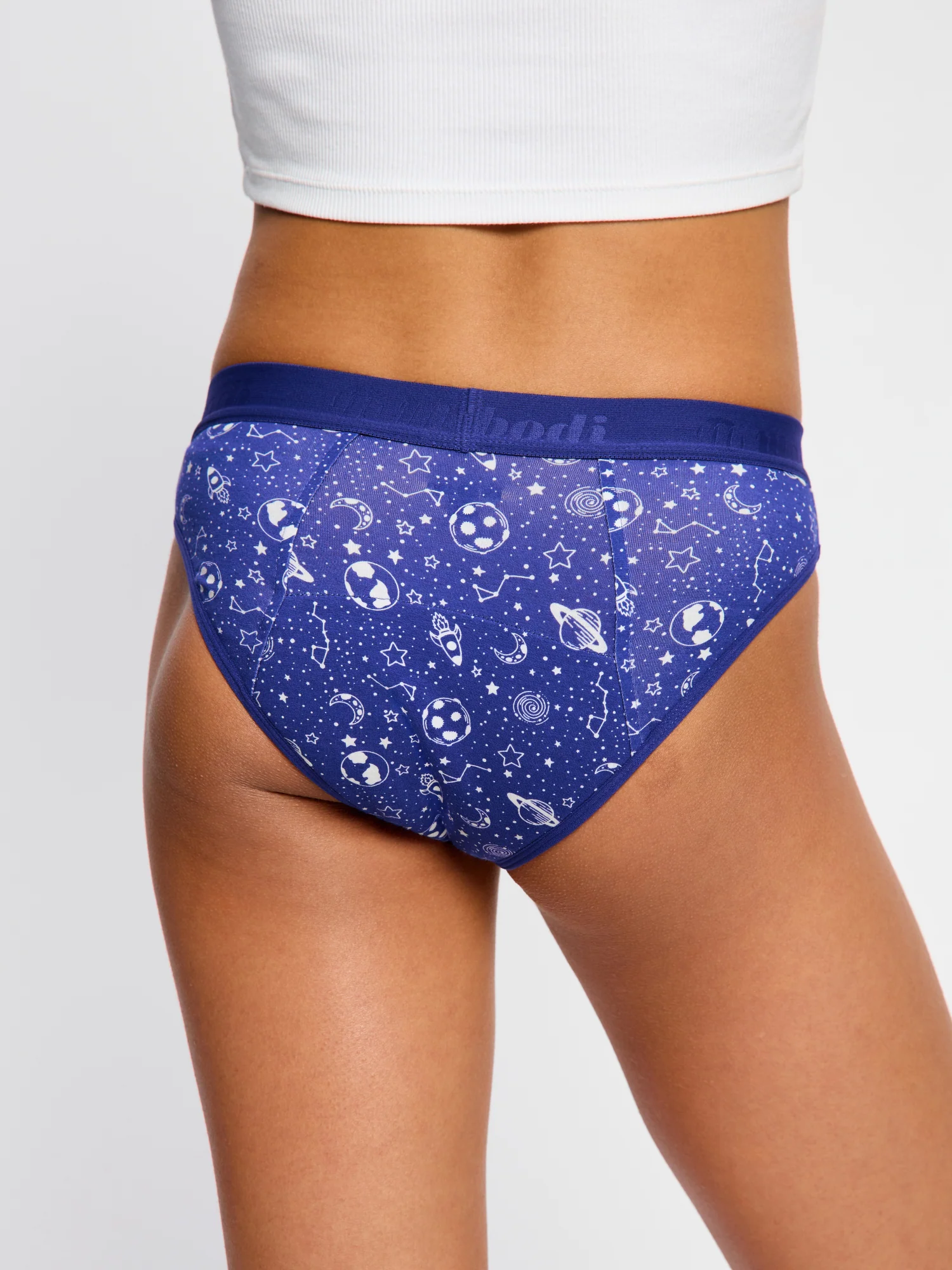 Teen Hipster Bikini Moderate Galactic Blue - Image 5