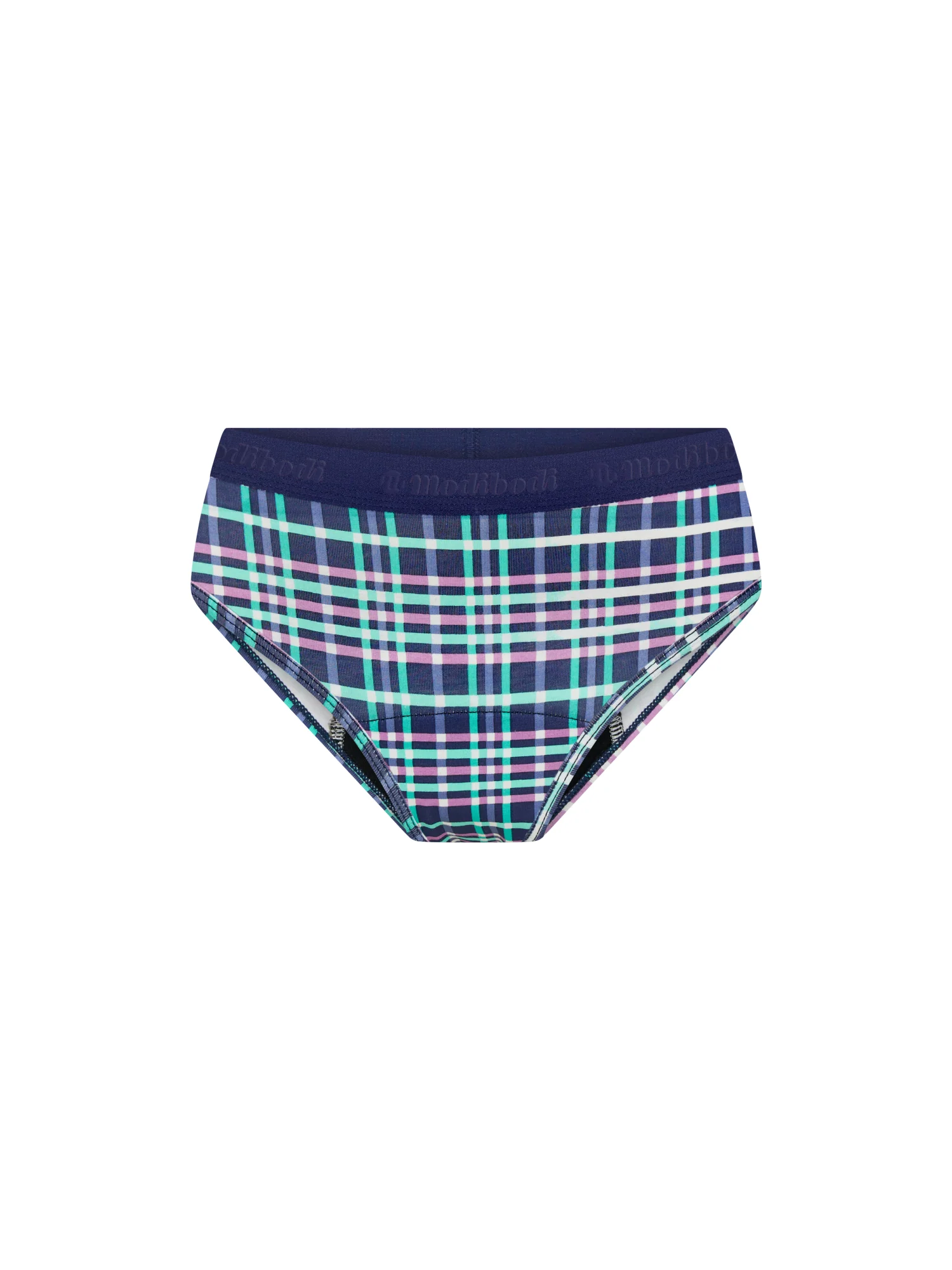 Teen Hipster Boyleg & Bikini Midnight Purple Check 2 Pack - Image 14