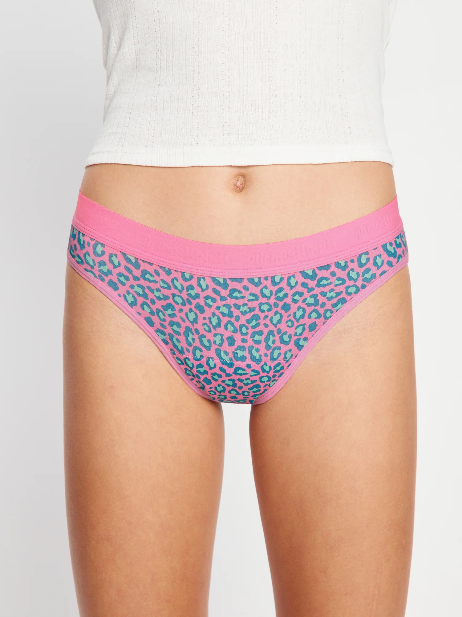 Teen Hipster Boyshort & Bikini Mystic Leopard Pink 2 Pack - Image 2