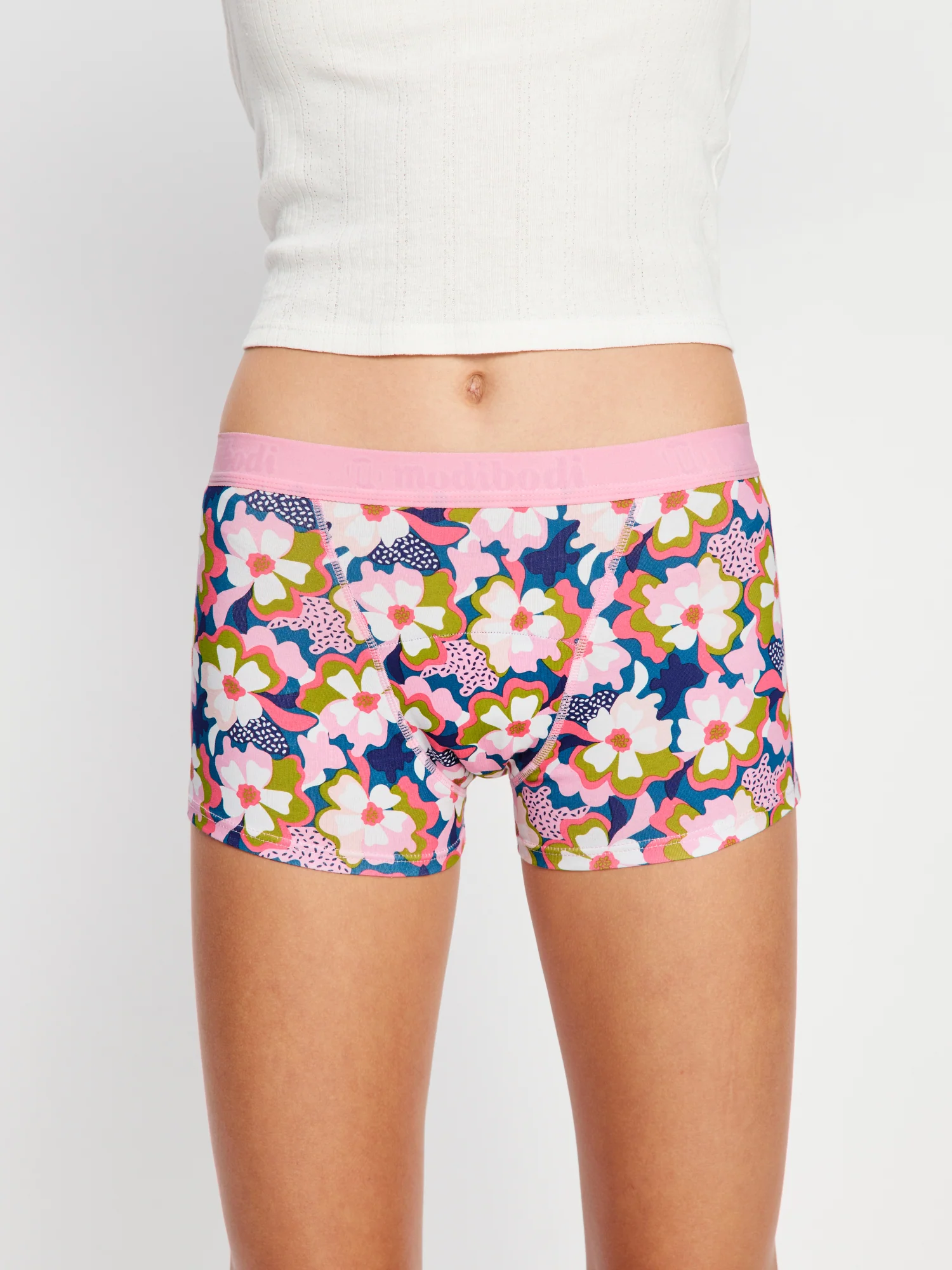 Teen Hipster Boyshort Super Twilight Jungle Pink - Image 6