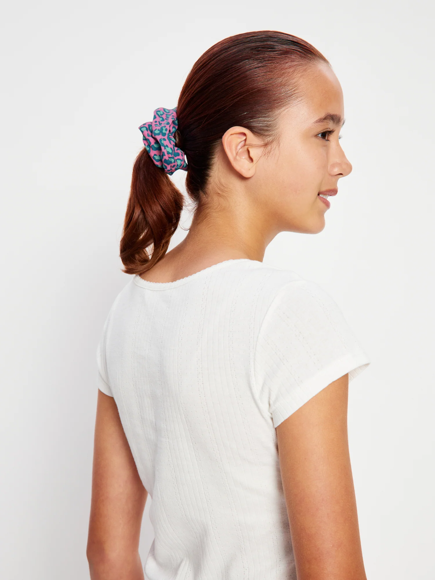 Teen Scrunchie Mystic Leopard Pink