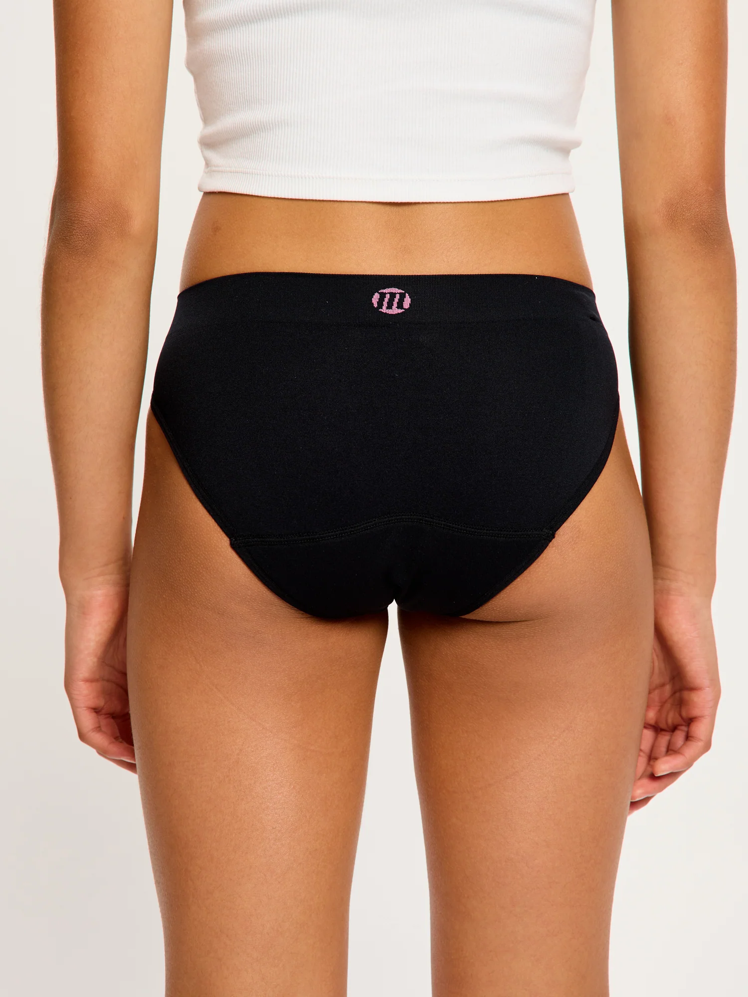 Teen Soft Stretch Seamless Hipster Bikini 2 Pack Moderate Black - Image 8