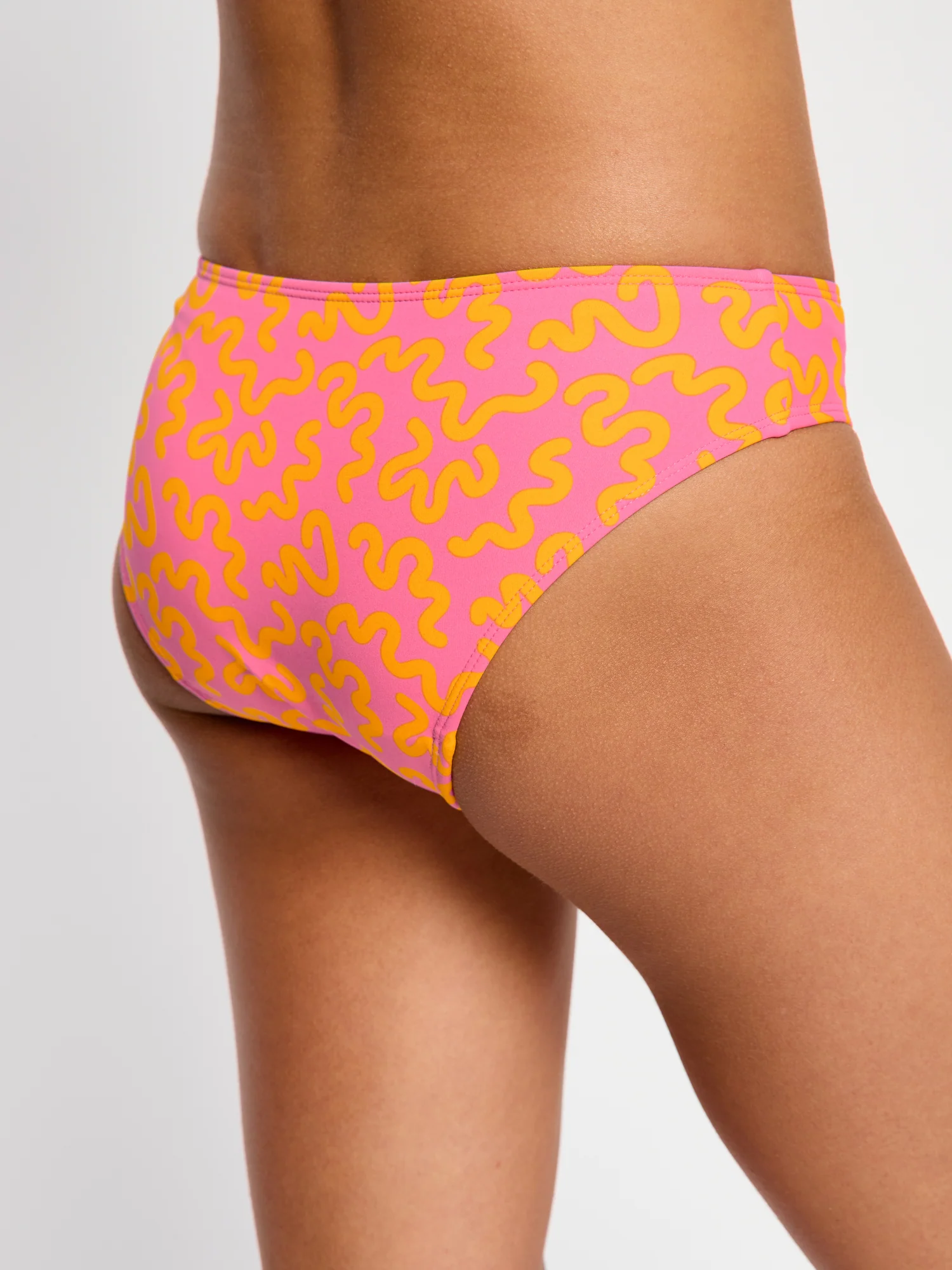 Teen Swimwear Bikini Brief Light Wavy Pink - Image 5