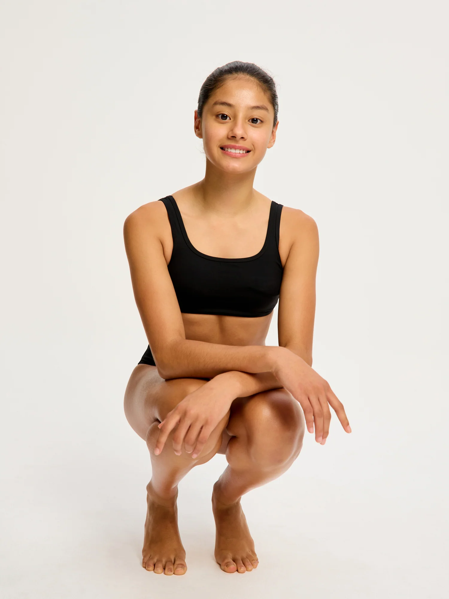 Teen Swimwear Crop Top Black - Image 3