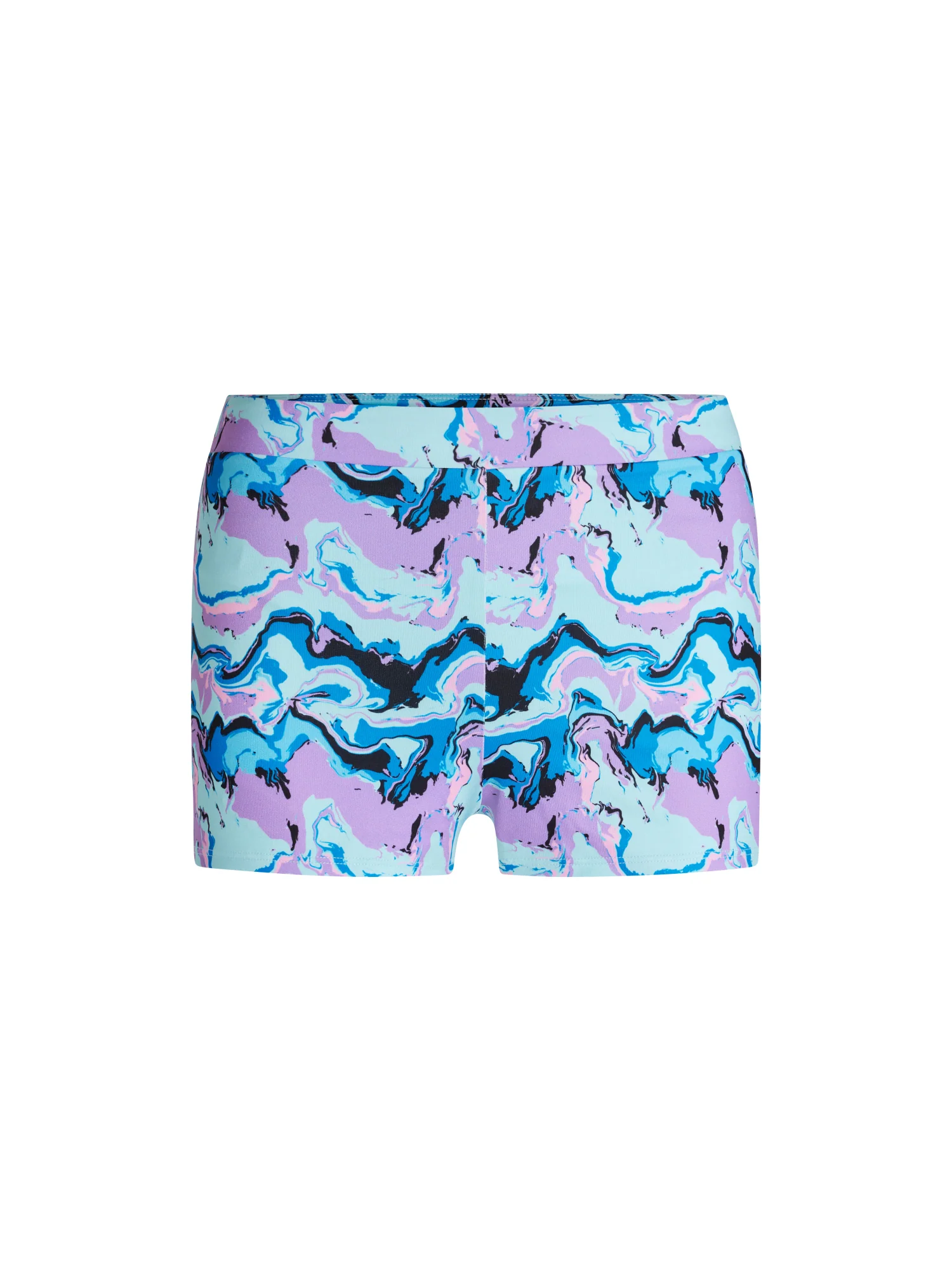 Teen Swimwear Performance Hi Waist Short Super Marble Blue - Image 7