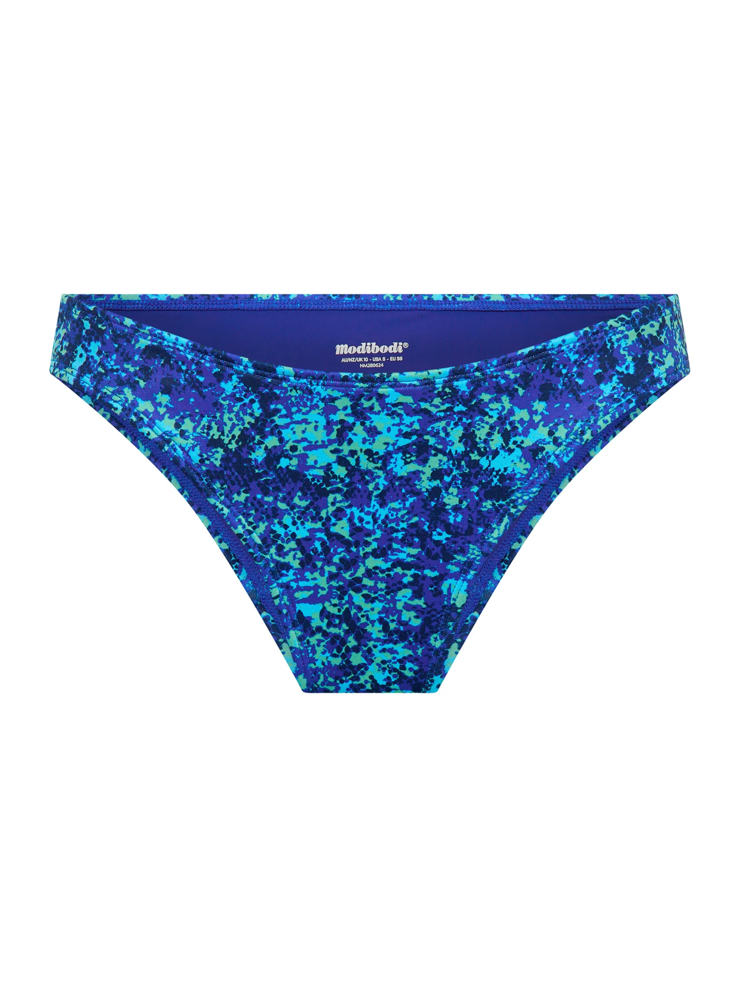 Tidal Swimwear Cheeky Bottom Super Python Blue - Image 13