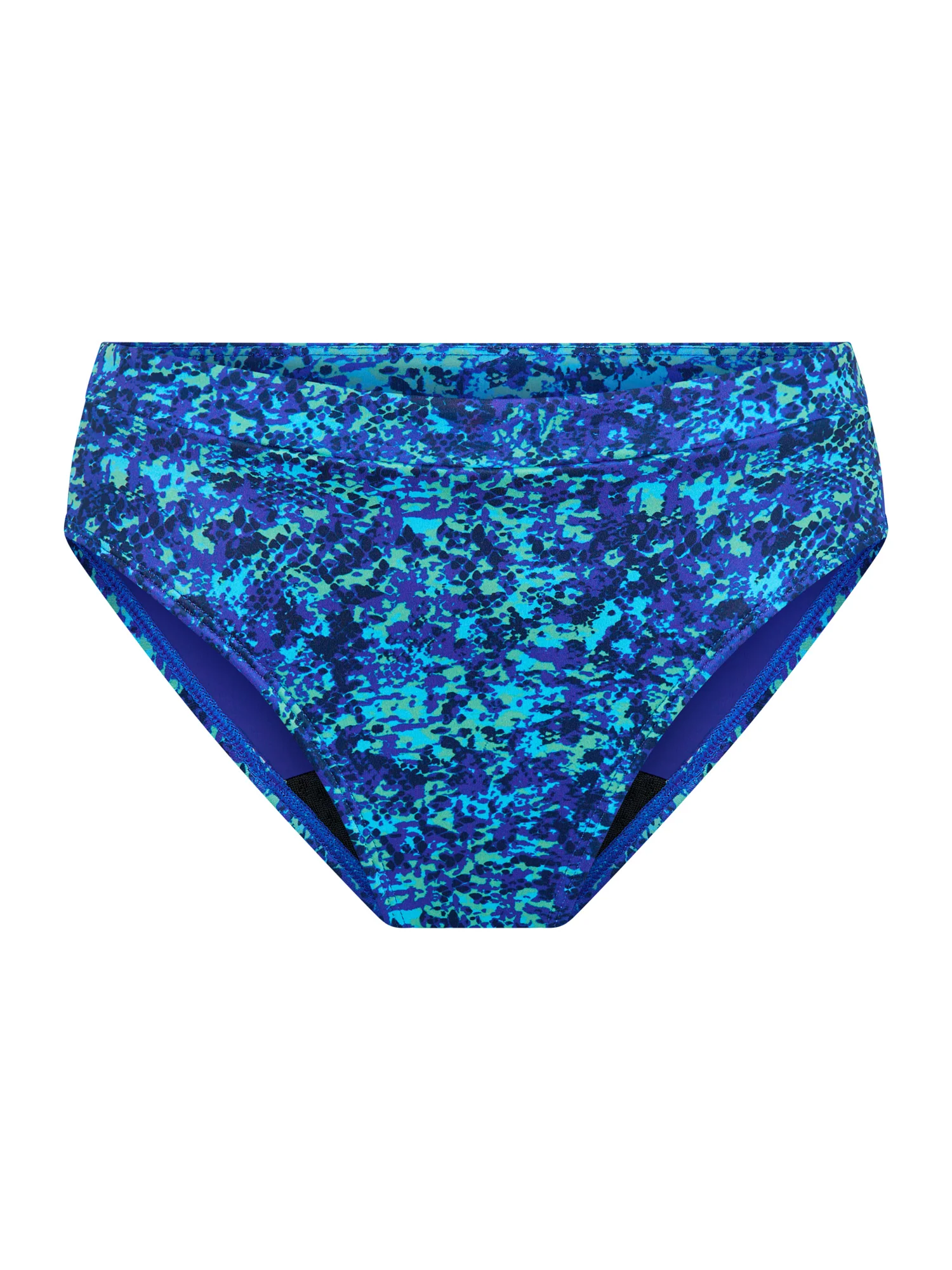 Tidal Swimwear Hi-Leg Bottom Super Python Blue - Image 24