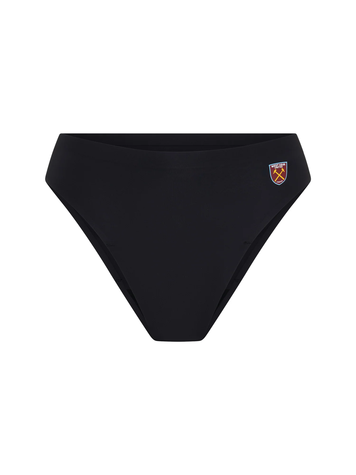 West Ham United Women X Modibodi Seamfree Bikini Moderate Black - Image 9